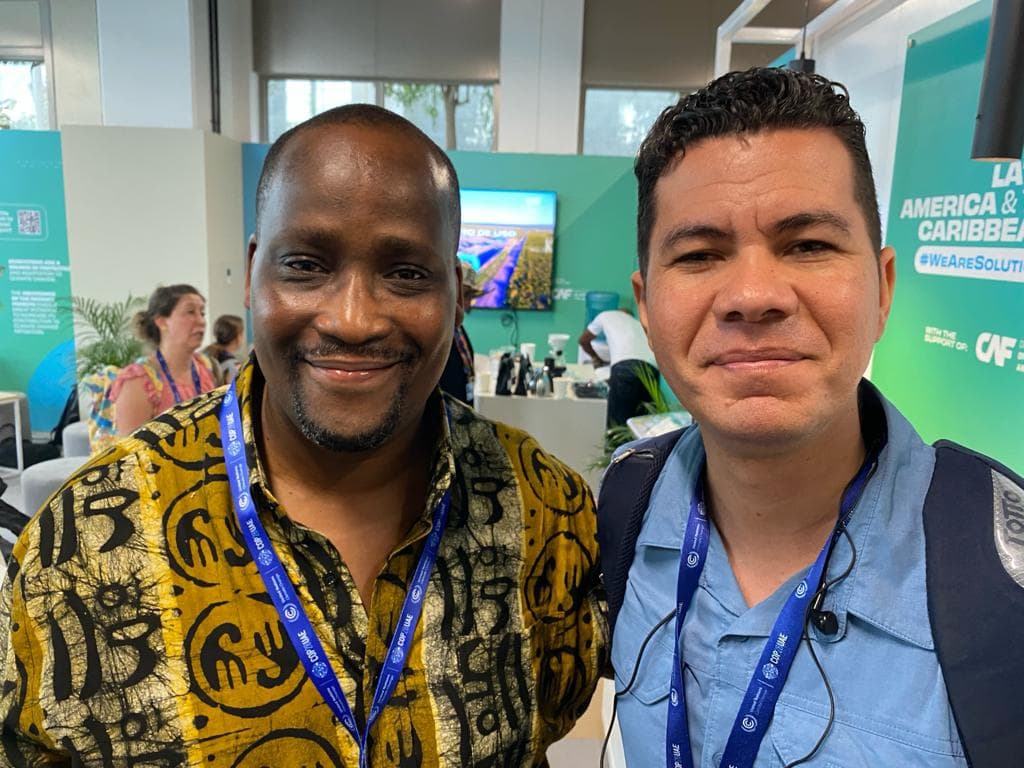 Team discussing project